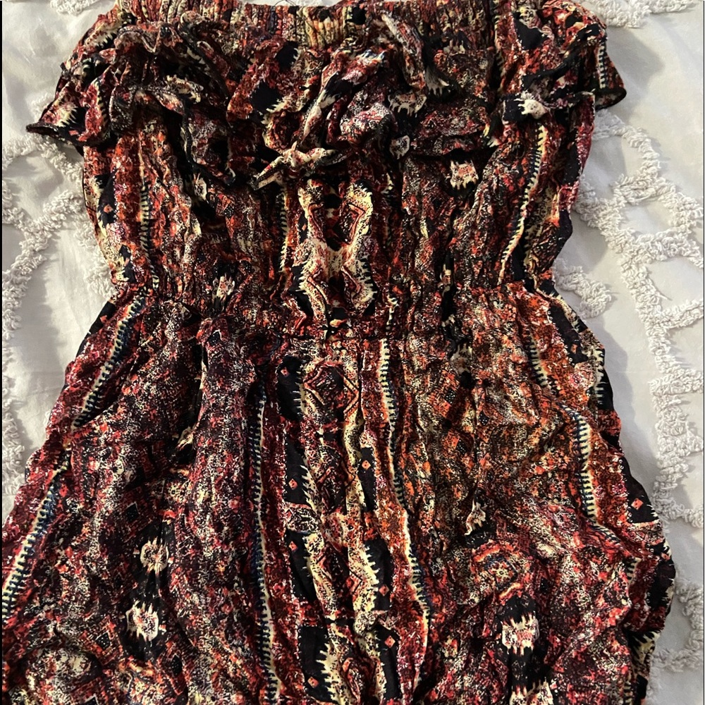 Tube top romper (shorts) M